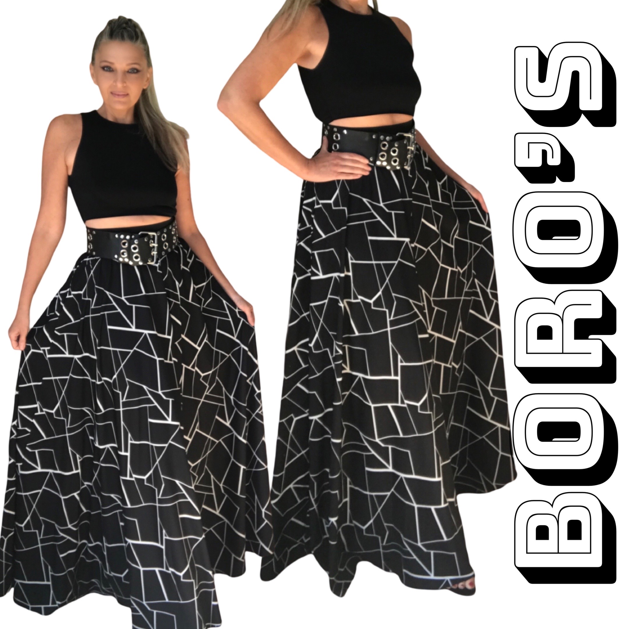 Dlouhá letní sukně - maxi sukně BOROS SK-L-BLW03